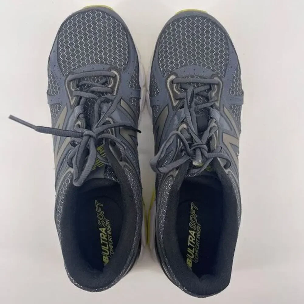 New Balance Size 11.5 Men's Running‎ Shoes Ultrasoft Comfort Insert Gray Yellow
